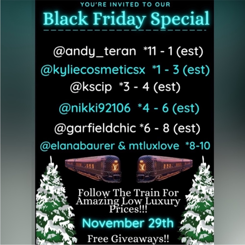 🚂 BLACK FRIDAY LUX TRAIN SHOW🚂